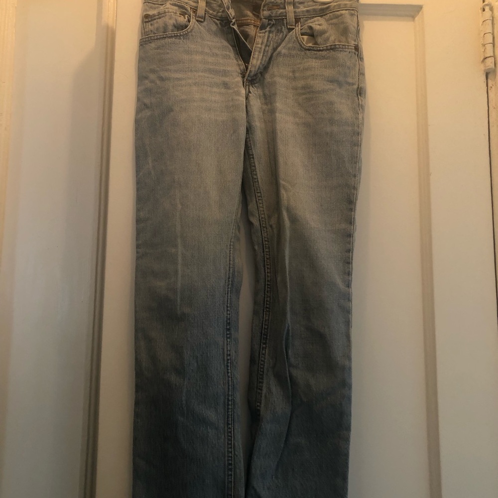 Banana Republic vintage jeans vintage distressed ripped. Small. Straight leg.
